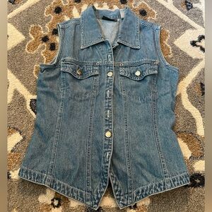 90s Vintage Expressions Jean Vest